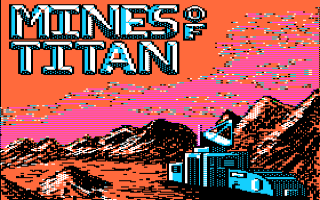 Mines of Titan Title Screen